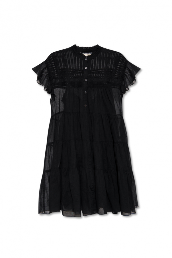 Black Lanikaye cotton dress Marant Etoile This is a stylish simple dress StasanetShops Latvia